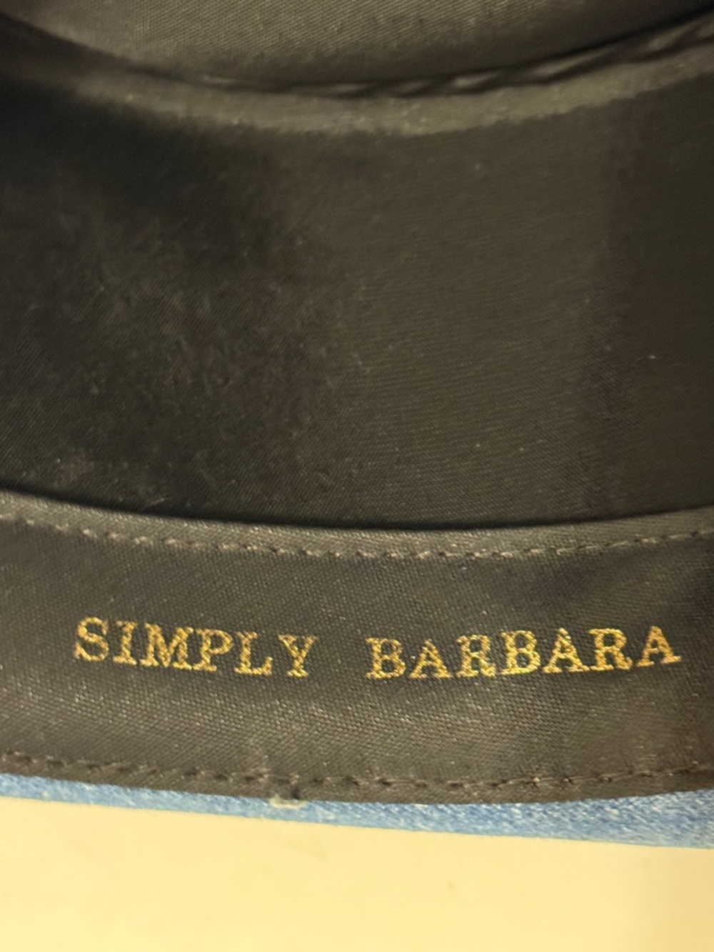 Simply Barbara Denim Cowgirl Hat Rhinestones - Picture 9 of 10